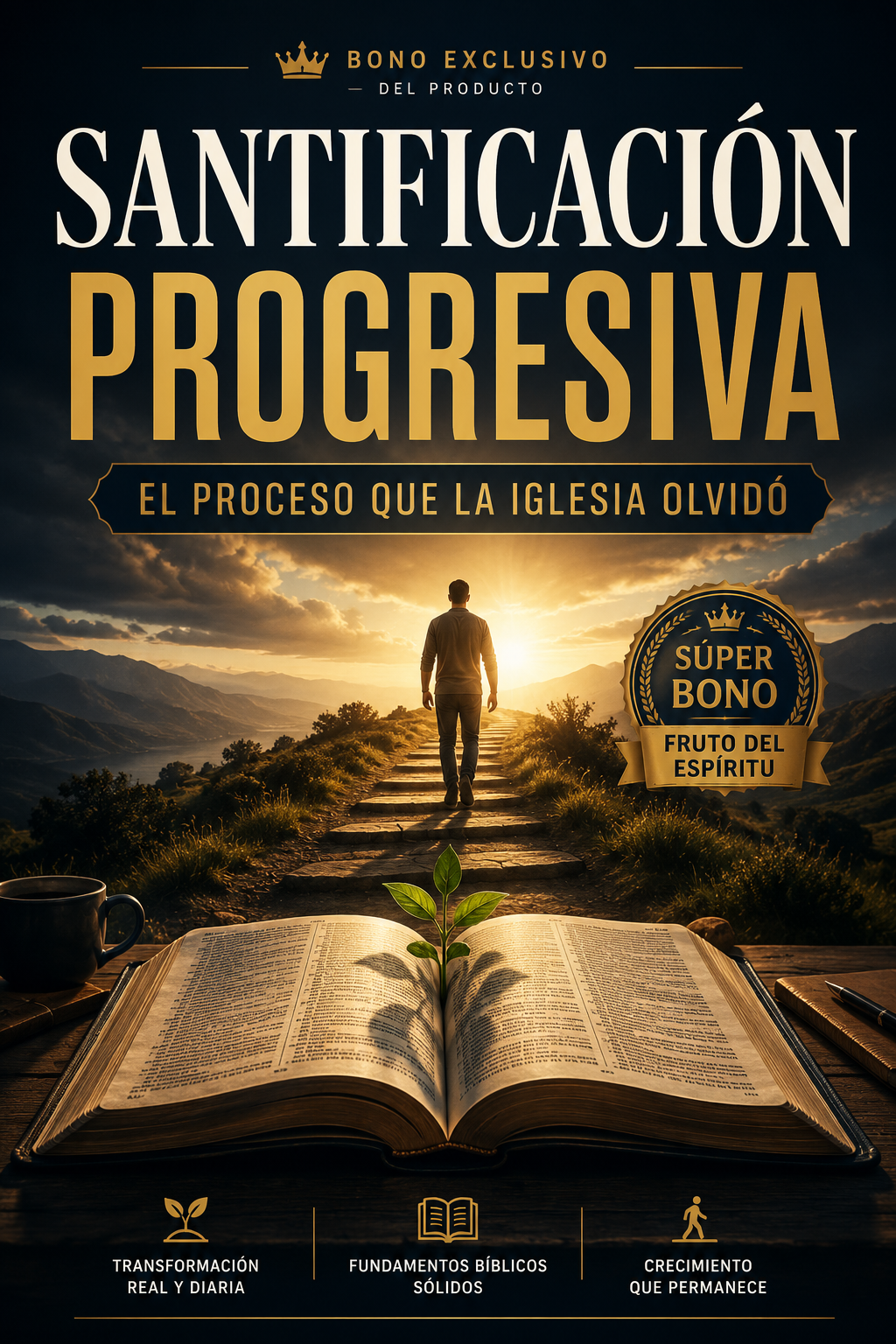Portada del Súper Bono: Santificación Progresiva
